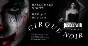 Halloween Just Cavalli Milano mercoledì 31 Ottobre 2018 – Lista Suite