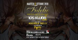 The Club Milano martedi 2 Ottobre 2018 – Lista Suite